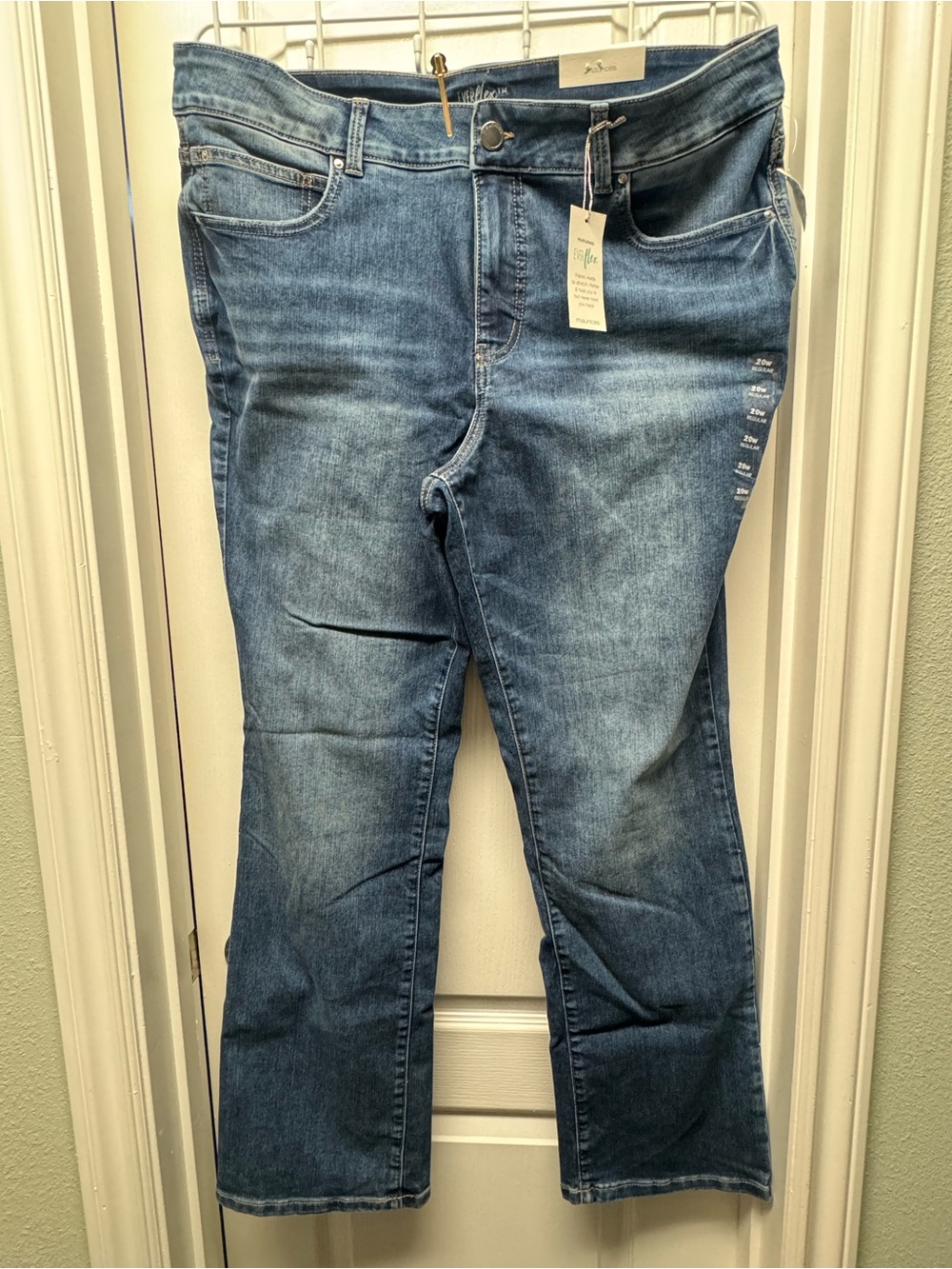 Maurices Women's Boot Cut Jeans - Faded Blue Denim